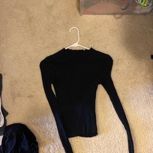 ribbed turtleneck